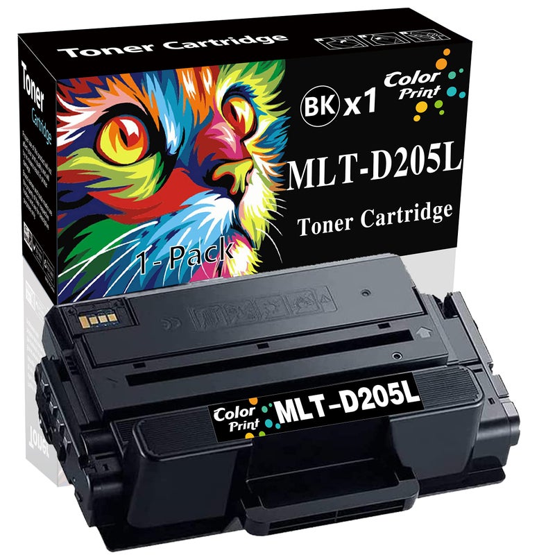 CP Color Print Compatible MLTD205L Toner Cartridge Replacement for Samsung MLT-D205L Toner 205L MLT D205L for ML-3312ND ML-3712ND ML-3712DW SCX-4835FR SCX-5639FR SCX-5739FW Printer (1-Pack, Black) - Image 1